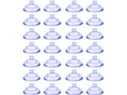 Conjunto De 30 Ventosas Para Janelas, Para Organização E Maior Estabilidade Feitas Em Pvc Transparente Tipo Cogumelo