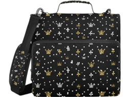 Pasta Organizadora De Escritório Com Alça Ombro, Vários Bolsos De 3, 8cm, Bolsa De Armazenamento Com 3 Argolas, Pasta