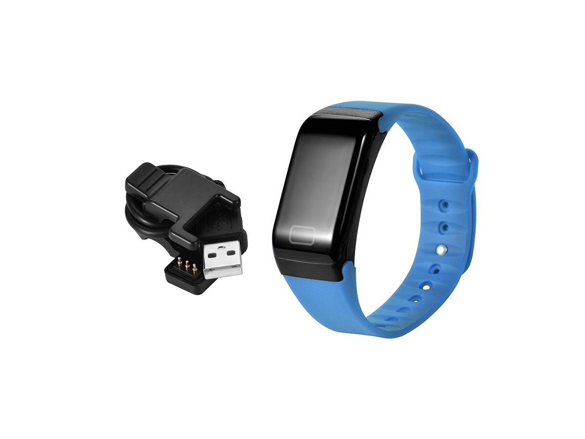 Pulseira esportiva F601 F1 Plus, monitora pressão e frequência