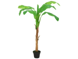 Vidaxl Árvore Bananeira Artificial Com Vaso 180 Cm Verde