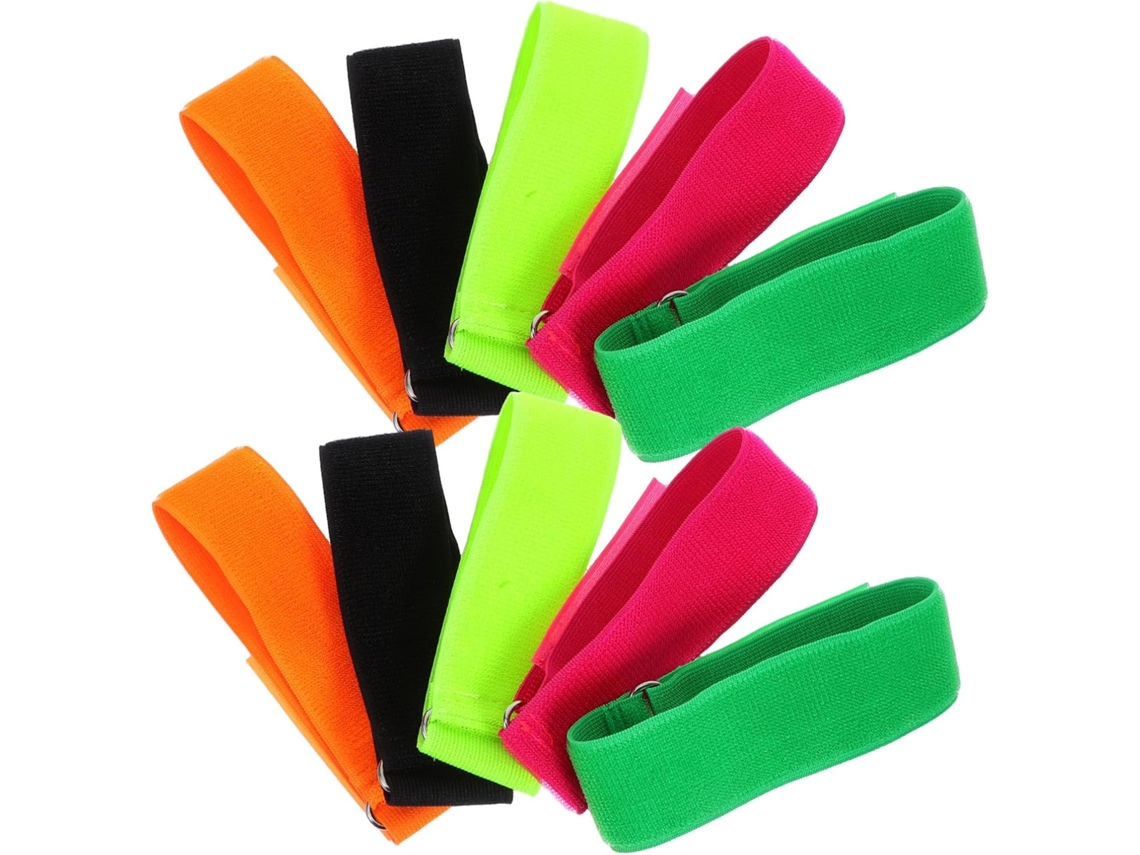 Conjunto De 10 Faixas Elásticas Ajustáveis Para Corrida Três Pernas, Ideais Atividades Ao Ar Livre Como Feiras