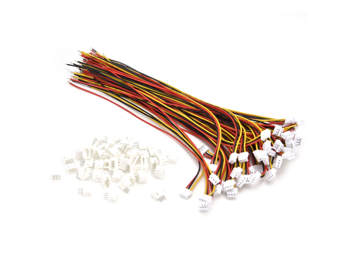 Laxiscreed Conectores Zh1.5 De 3 Pinos Macho E Fêmea Com Fios De 28awg, 15cm Para Assistência Elétrica