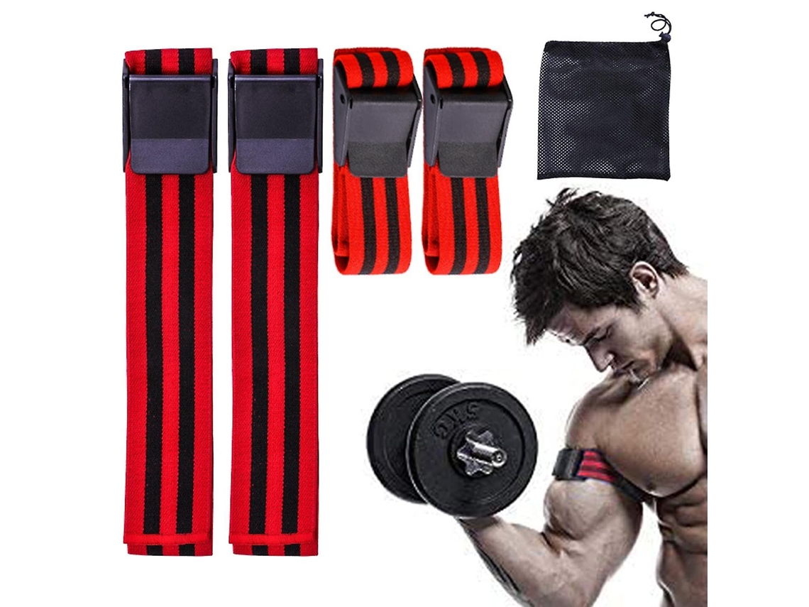 Rebe-cintas De Restrição De Fluxo Sangüíneo, Não Deslizantes Para Treinamento De Braços E Exercícios Físicos Rojo