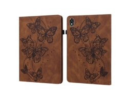 Capa De Couro Com Estampa De Borboleta Em Relevo Para Tablet Lenovo Legion Y700