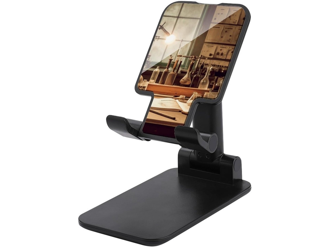Suporte Dobrável E Ajustável Para Celular, Compatível Com Smartphones, Leitores Digitais E Tablets, Ideal Para O