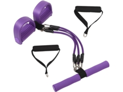 Aparelho De Exercícios Abdominais Supvox Com Pedal E Faixa Elástica Resistência Multifuncional Para Yoga