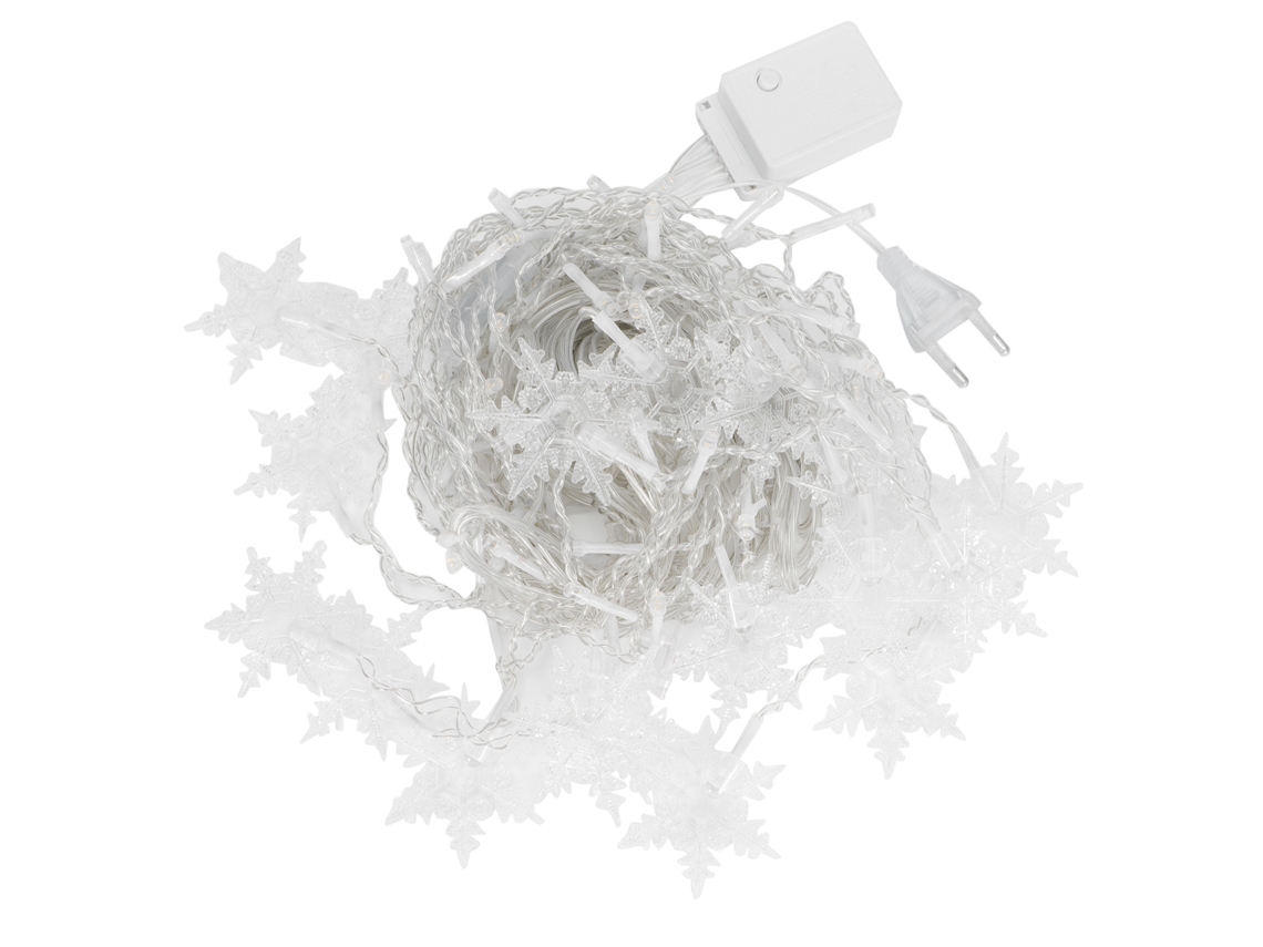 Laxiscreed Luz De Natal Com 96 Leds Em Forma De Floco De Neve Para Decorar A Sua Casa No Natal