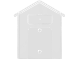 Caixa Transparente Campainha Semi Fio Externa, Resistente a Chuva e Umidade, Poeira e Sol, Acessórios Casa