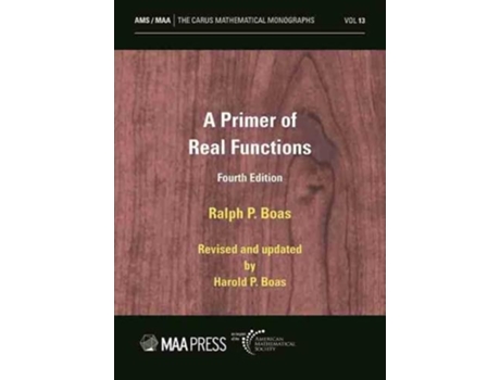 Livro Primer of Real Functions de Ralph P Boas e Harold P Boas (Inglês)
