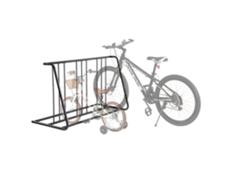 Suporte Vevor Para Estacionar 6 Bicicletas Com Pneus De Até 7,62 Cm De Largura