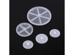 Kit De Engrenagens De Plástico Laxiscreed Com 34 Peças Para Diy Robôs