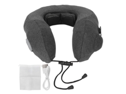 Almofada Inflável Para Massagem Cervical Formato U, Massageador Elétrico Multifuncional Para O Pescoço