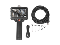Yuru endoscópio Câmera 4.3 Polegadas Hd 1080p Câmera Inspeção Snake com 8 Leds Ipx7 para Manutenção 10m