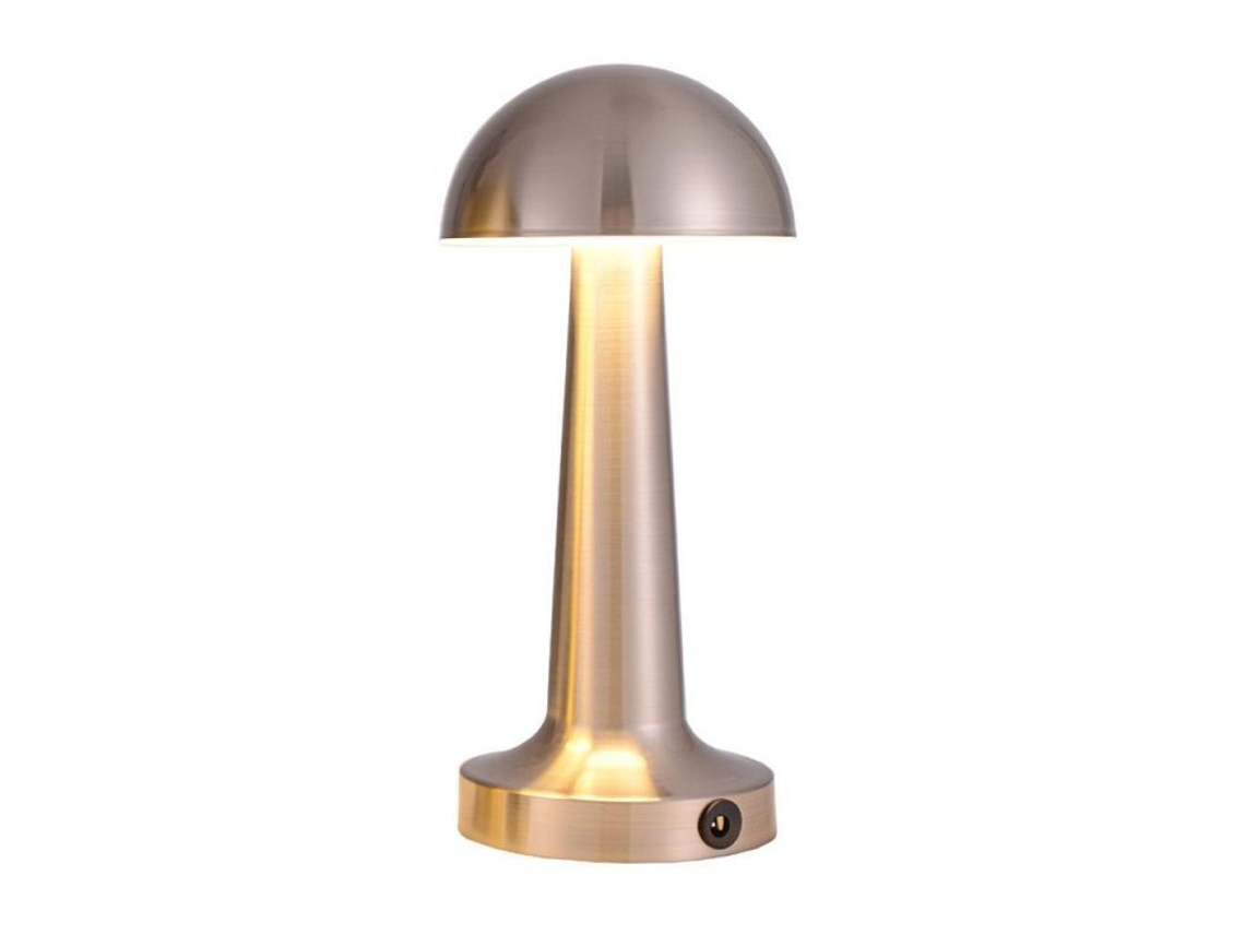 Lâmpada de Mesa Sem Fio USB Recarregável Dimmable Metal