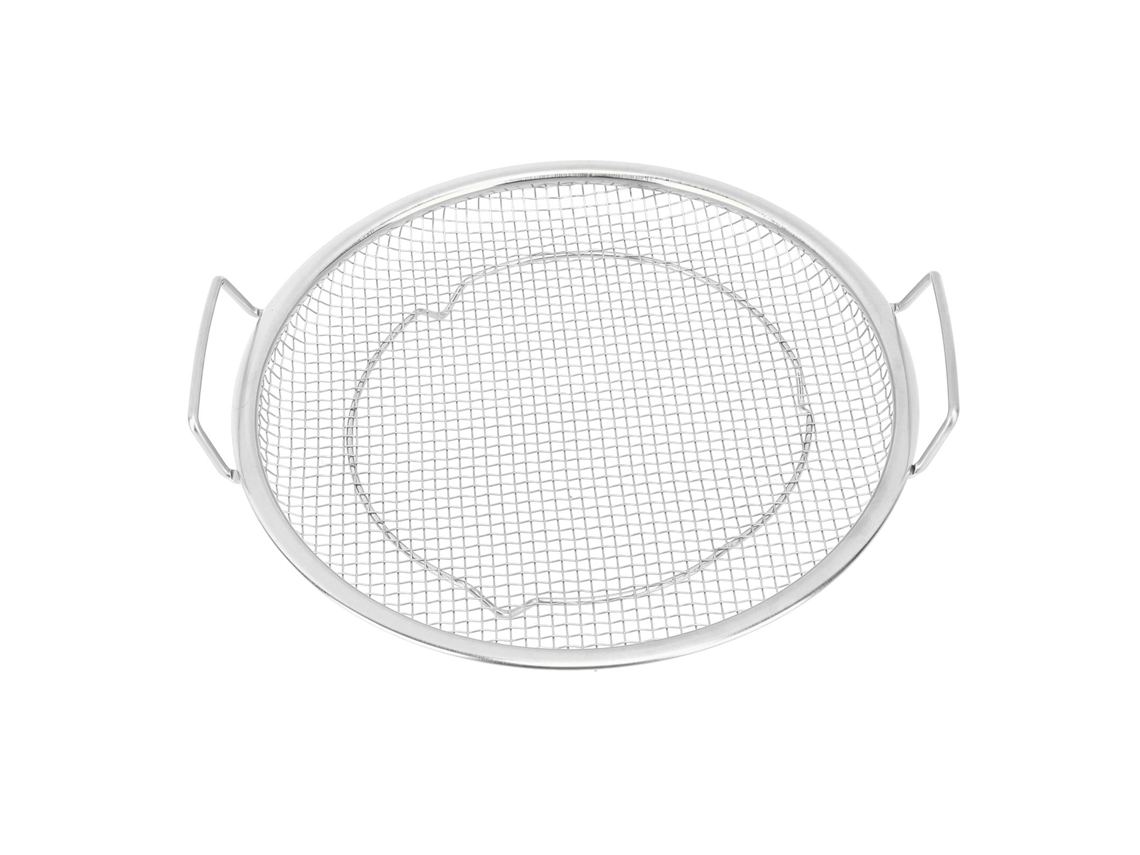 Cesta de Frutas Inox LAXISCREED 2 Ganchos Prata