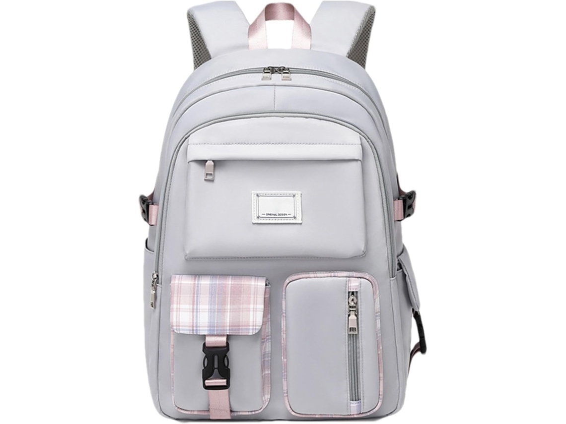 Mochila Escolar Générique, Adorável Para Meninas, Com Vários Bolsos, Comporta Notebook De 15, 6 Polegadas
