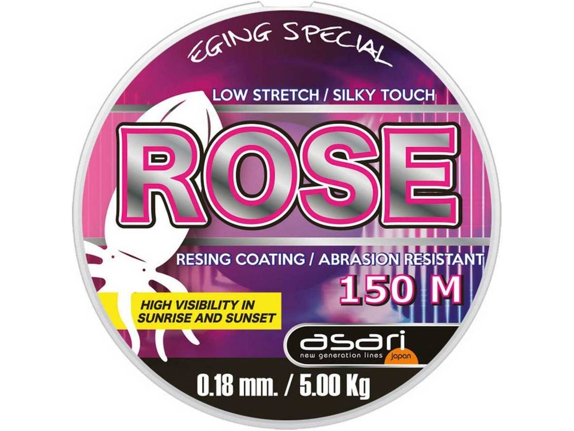 Linha de Pesca de monofilamento ASARI Rose (0.400 mm - 0,20 mm)