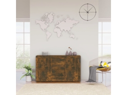 Aparador 120x36x69 cm Derivados de Madera Color Roble Ahumado