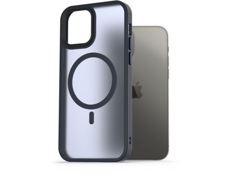 Capa Alzaguard Matte compatível com Magsafe para iPhone 12/12 Pro Azul Escuro