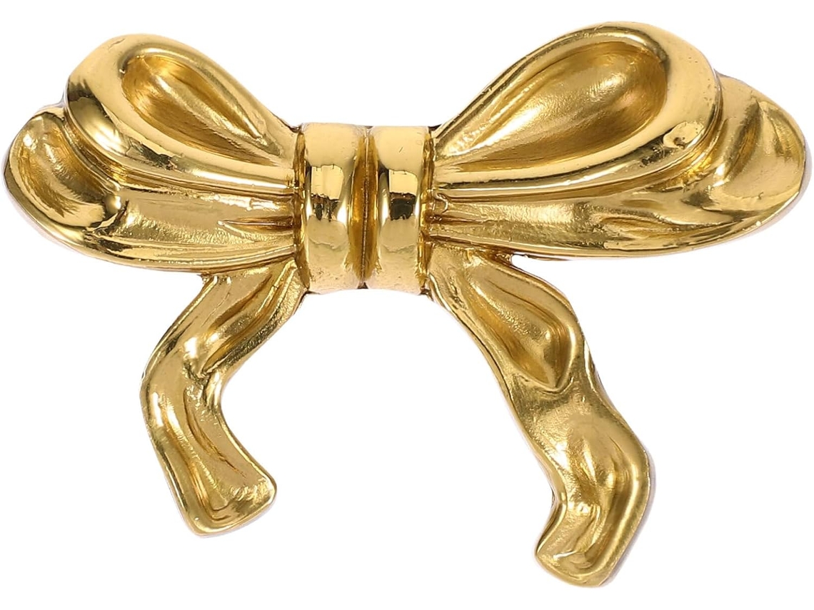Puxador De Gaveta Doitool Com Laço Em Cobre Dourado, Versátil E Resistente À Deformação