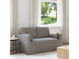 Vidaxl Sofá Cinzento-acastanhado 139 X 78 X 80 Cm Tecido