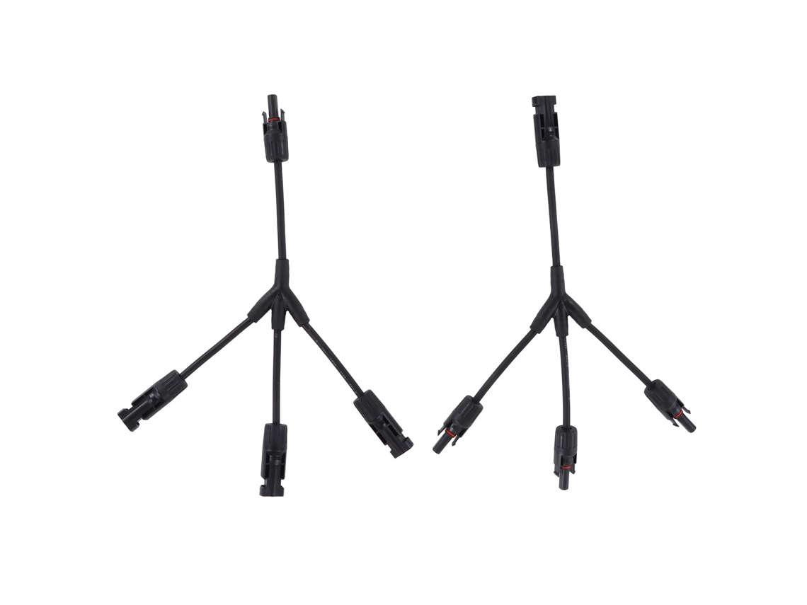 Conector Y solar Awts 1000v 50a IP67 impermeable, adaptador splitter paralelo para exterior