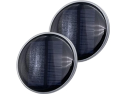 Luzes Led Para Porta-garrafas De Carro | 1 Par De Luzes Solares Com Carregamento Usb Para Decoração Interior -