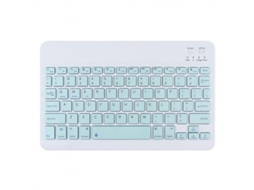 Kit De Teclado E Mouse Sem Fio Bluetooth Para Ipad, Tablet, Laptop E Smartphone - Green Solar Space*