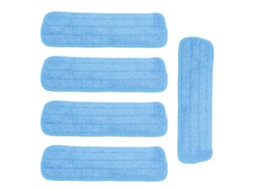 5pcs toalha de limpeza microfibra para varal universal 14x41cm substituição de pad de limpeza