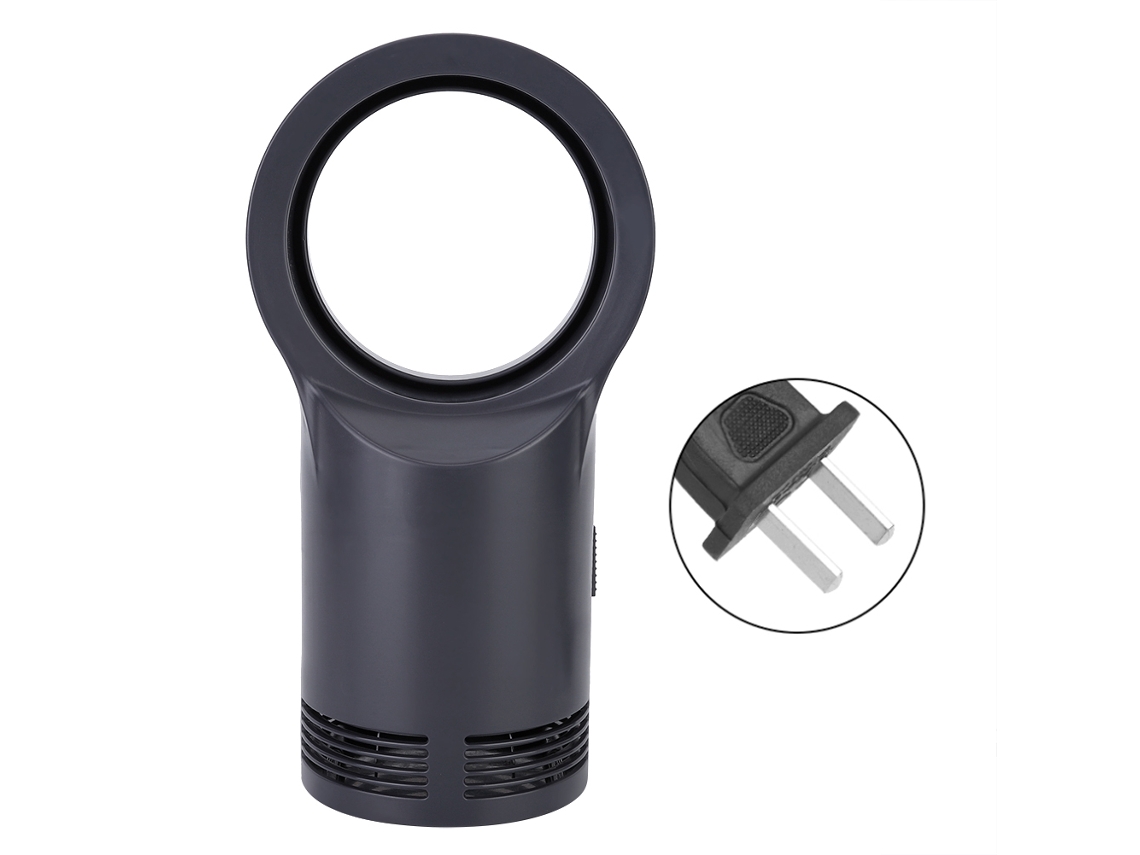 Aquecedor Mini Laxiscreed Sem Lâmina De Mesa Preto 220v Para Casa