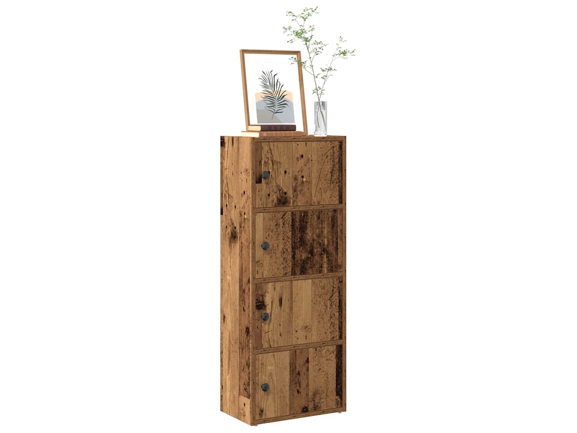 Vidaxl Estante 40x24x102 Cm Derivados De Madeira Madeira Velha