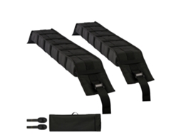 Almofadas Universais para Suporte de Bagagem Carro 83,8 Cm Macias Carga 80 Kg com Correias Amarração, Saco Armazenamento Canoas, Caiaque, Pranchas