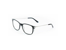 Armação de óculos de grau masculina Vuarnet VL18010001 (preta - acetato - 145 mm - Ø 53 mm)