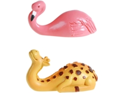 2 Ganchos de Parede Autoadesivos com Motivos Desenhos Animados, Feitos Resina. Alta Capacidade CHABERLU