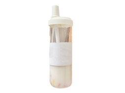 Garrafa com Canudo LAXISCREED 850ml Reutilizável Segura