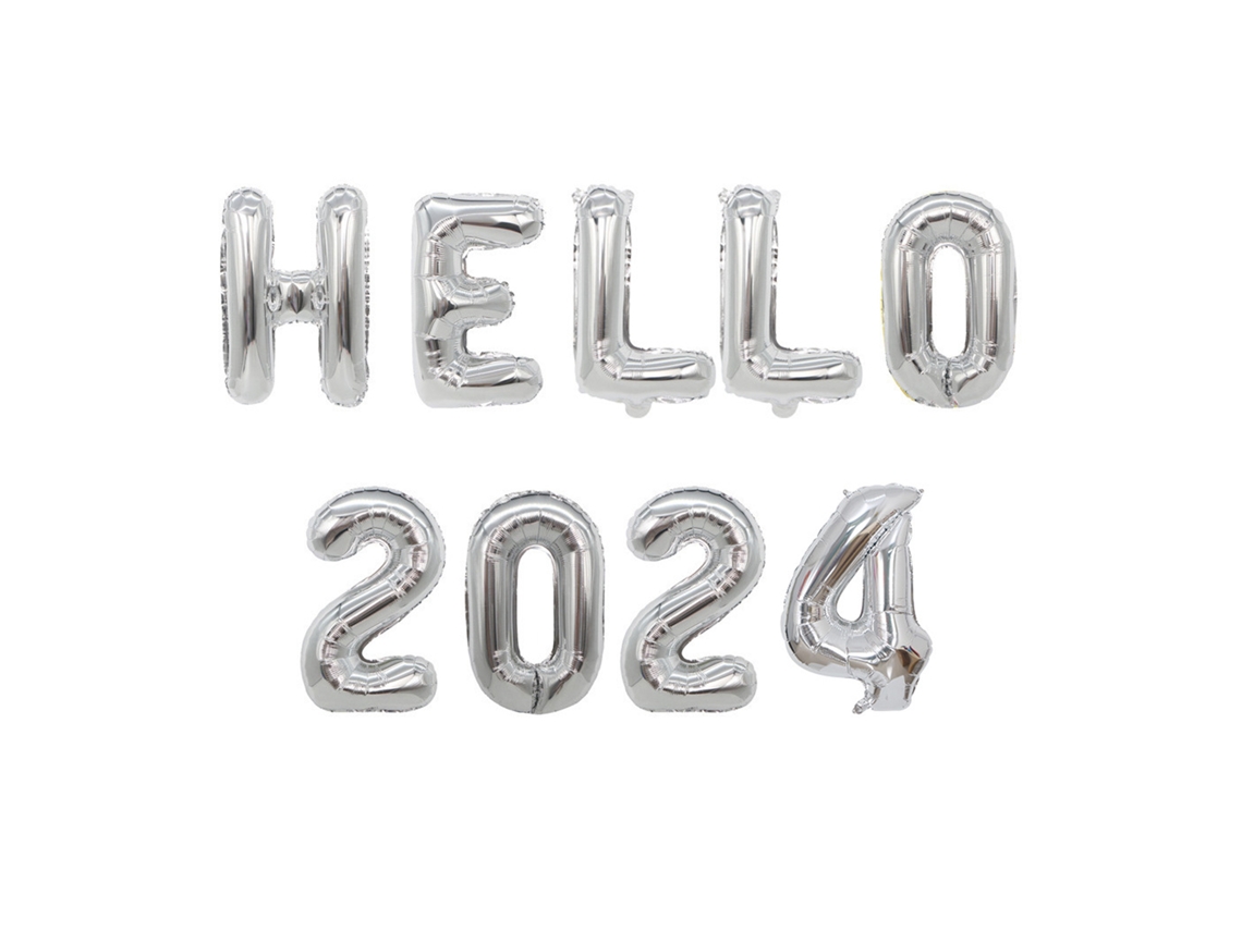 Decoração de Festa de Ano Novo 2024 Conjunto Feliz Ano Novo LAXISCREED