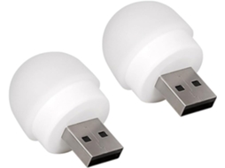 Conjunto De 2 Luzes Noturnas Led Usb Coheali Para Quarto, Leves E