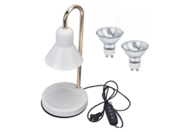 Lâmpada Aquecedora de Velas com Timer 3 Níveis Brilho Ajustável Metal Gu10 | S/MARCA
