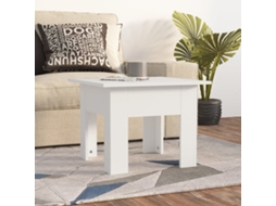 Vidaxl Mesa De Centro 55x55x42cm Derivados De Madeira Branco