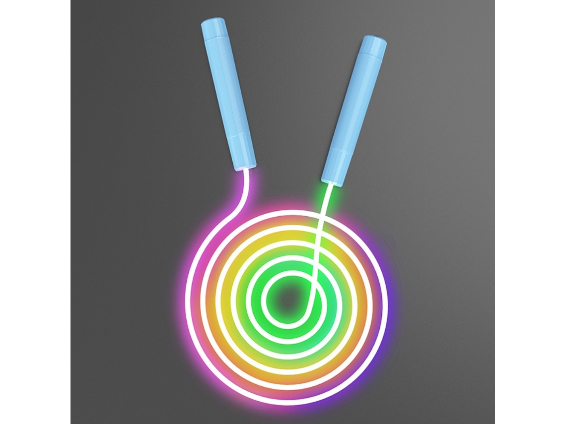 Rebe-corda De Pular Led Para Crianças Com Luz Saltador Luminoso Exercício Desporto Fitness