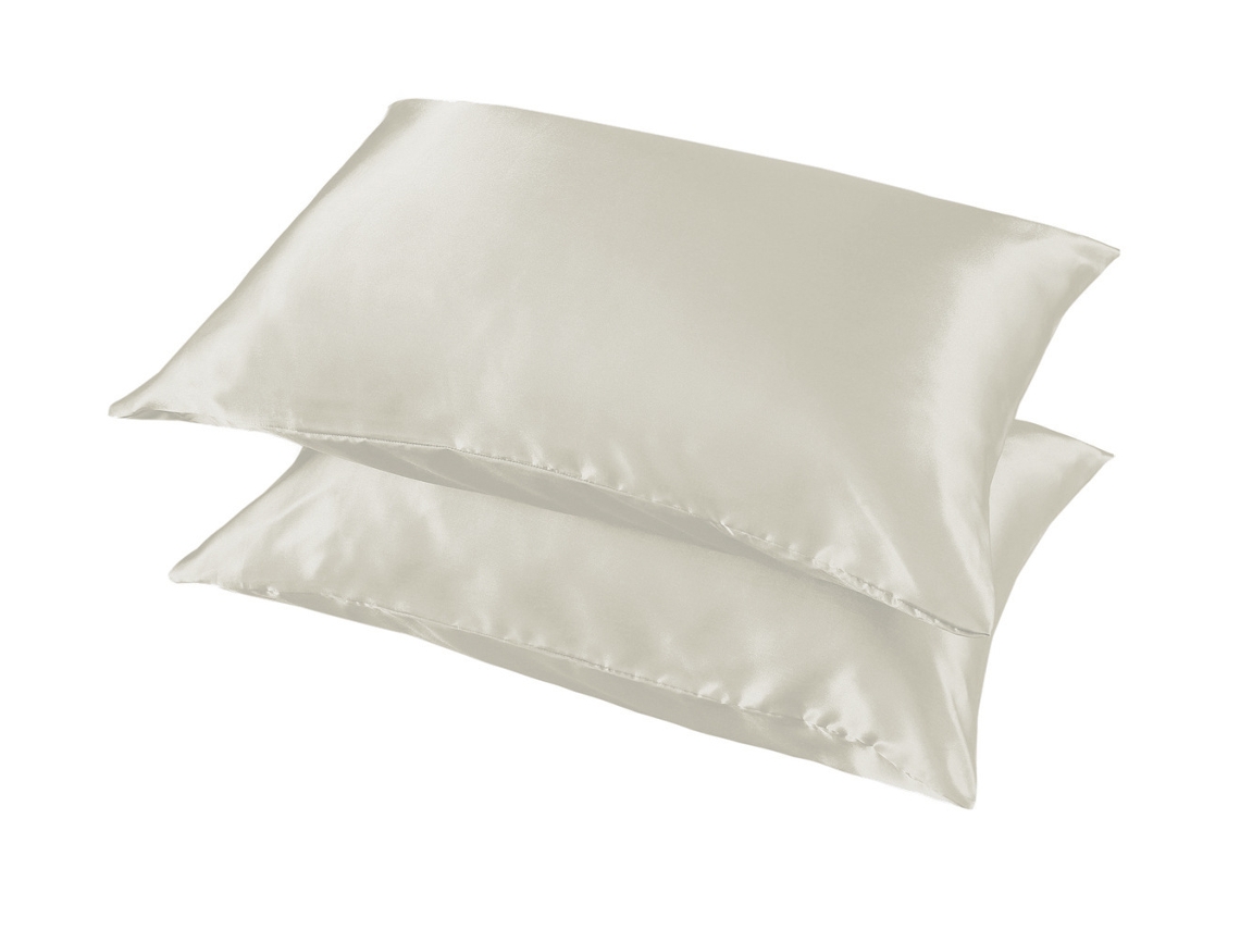 2Pack Fronha de Seda para Cabelo e Pele Macia Feminina de Cetim Fronha de Seda King Size Não.30