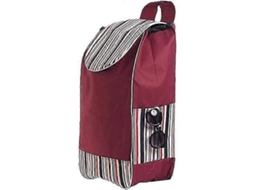 Sacolas de Compras, Sacola Dobrável Portátil, Impermeável, 40l, em Lona Oxford, para Carrinho de Compras, Sacola Reutilizável, 32 * 20 * 56 GOKOCO