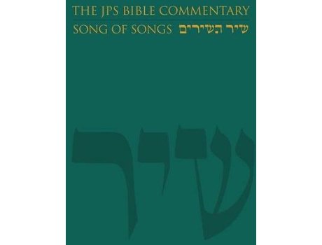 Livro the jps bible commentary: song of songs de michael fishbane (inglês)