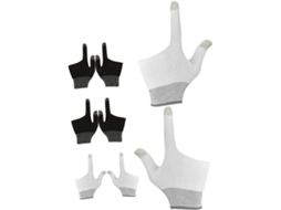 Villcase 4 Pares De Grips Para Jogos Com Tela Sensível Ao Toque, Com Tecnologia De Grafeno, Antiderrapantes, Preto E