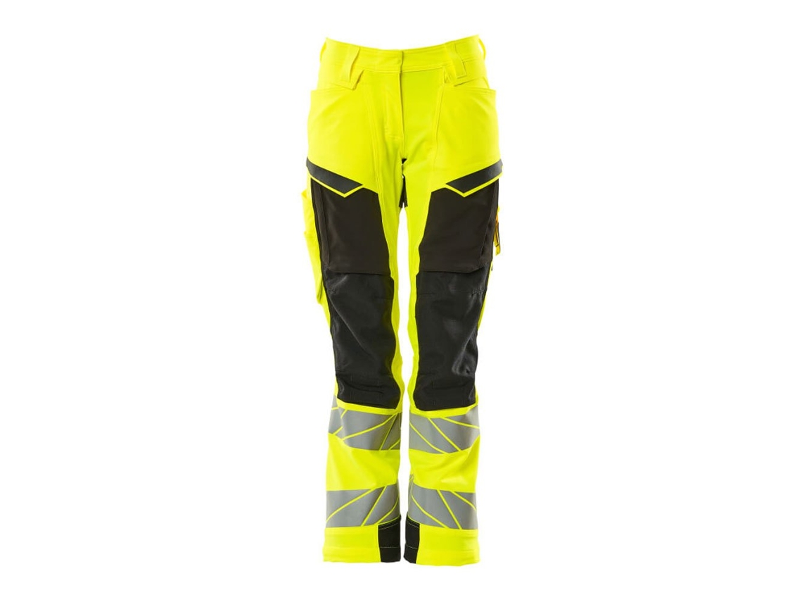 Calças Grandes Com Bolsos Para Joelheiras Accelerate Safe 19078 Amarelo 44 / 30 MASCOT