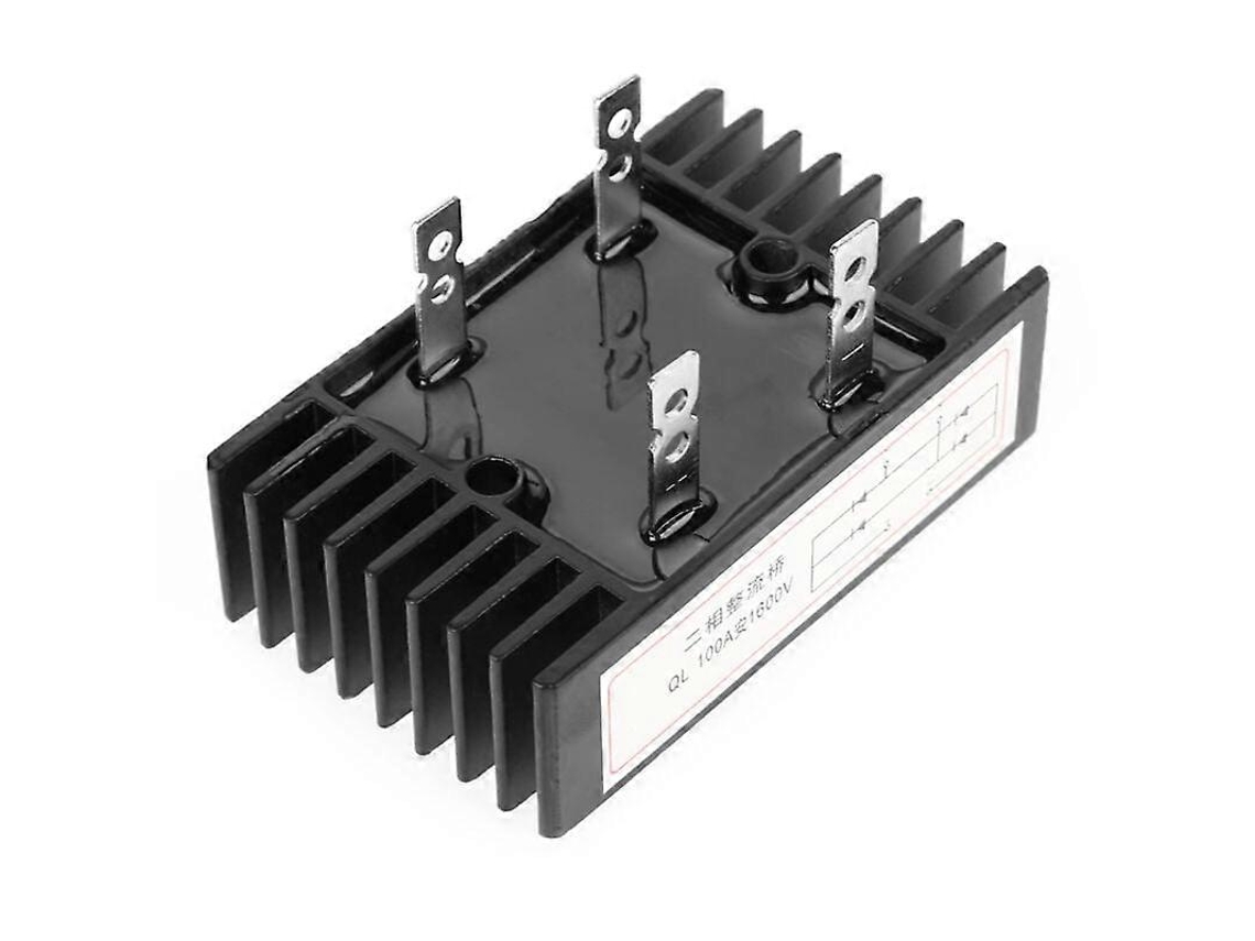 Peça 100a Amp 1600v Voltagem 2 Phase Bridge Rectifier Com Diodo High Black Power Aquaforge