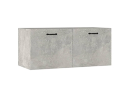 Wall Cabinet, Wall Cabinets Vidaxl Cinzeto Madeira Processada (n/a)