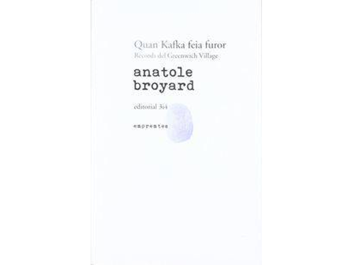 Livro Bojos Per Kafka de Anatole Broyard (Espanhol)