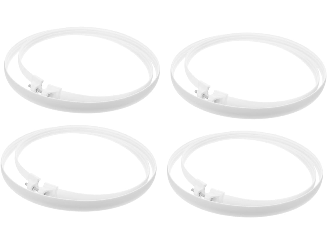 Conjunto de 4 Anéis Reposição Reforçados em Malha para Ventiladores Chão, Mesa e Parede. Montagem CHABERLU
