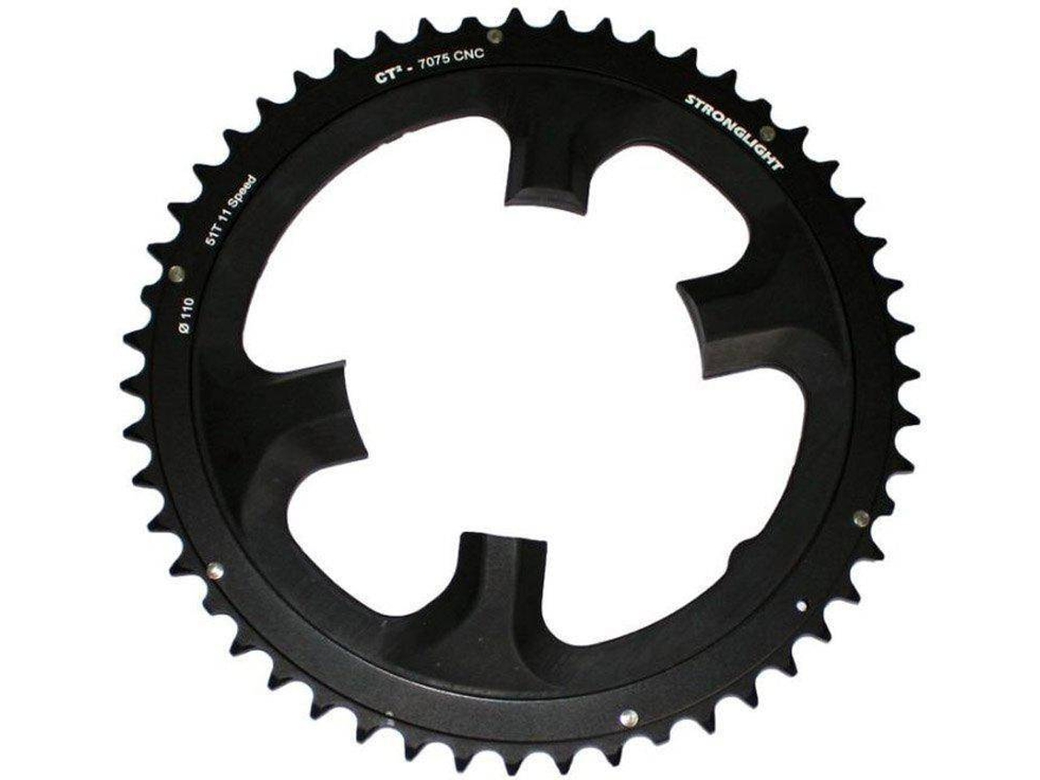Prato para Bicicleta STRONGLIGHT Compatible Durace Di2 110 Mm
